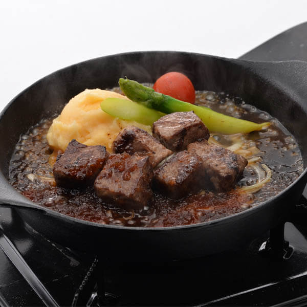 サイコロステーキプレート